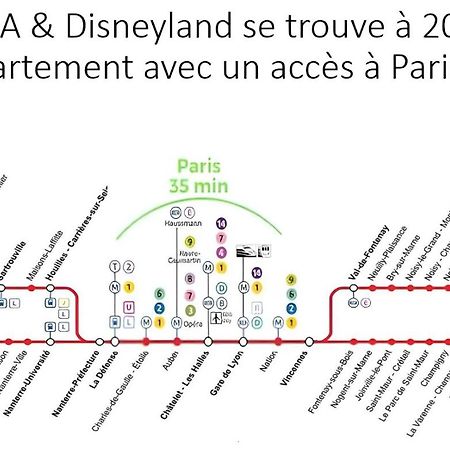Cosy Appartement Near Disneyland & Paris Coupvray Zewnętrze zdjęcie